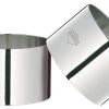 Kuchenprofi Stainless Steel 3 Inch Prep/Plating/Forming Ring, Set Of 4