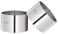 Kuchenprofi Stainless Steel 3 Inch Prep/Plating/Forming Ring, Set Of 4