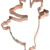Copper Fairy Shaped Cookie Cutters 5.5 Inch Set Of 6 Made Of Copper In A Copper