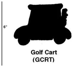 Elk Home GCRT/S6 Golf Cart - 5.5- Inch Cookie Cutter (Set Of 6)