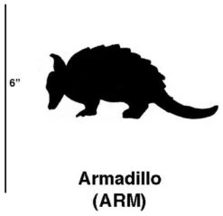 Elk Home ARM/S6 Armadillo - 5.5- Inch Cookie Cutter (Set Of 6)