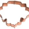 Copper Wreath Shaped Cookie Cutters 5.5 Inch Set Of 6 Made Of Copper In A