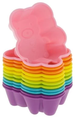Freshware 12-Pack Silicone Bear Baking Cup