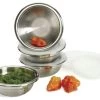 RSVP Stainless Steel Prep Bowls Set With Lids, Set Of 4