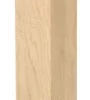 35-1/4" X 2" Square Wood Table Leg, Paint Grade