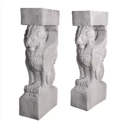 Winged Lion Console Base 32, Architectural Tables And Table Bases
